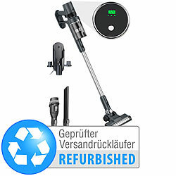 Sichler Haushaltsgeräte 2in1-Akku-Zyklon-Hand- und Boden-Staubsauger, Versandrückläufer Sichler Haushaltsgeräte Akku-Zyklon-Hand- & Boden-Staubsauger
