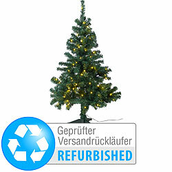 infactory Weihnachtsbaum mit Bodenständer, 120 cm, Versandrückläufer infactory