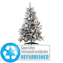 infactory Künstlicher Weihnachtsbaum im Schneedesign, 180 cm (Versandrückläufer) infactory