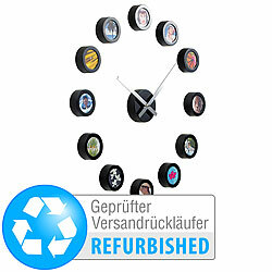 infactory Wanduhr zum Selbstgestalten mit Zifferblatt, Versandrückläufer infactory Foto-Wanduhren