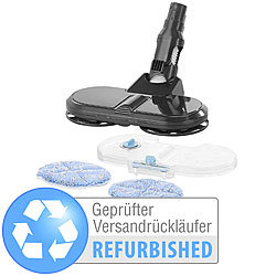 Sichler Haushaltsgeräte Wischaufsatz mit Wassertank Versandrückläufer Sichler Haushaltsgeräte Akku-Zyklon-Hand- & Boden-Staubsauger mit Kehr- & Wischfunktion