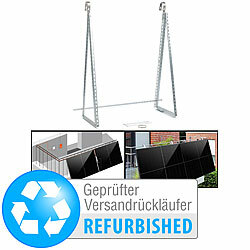 revolt Balkon-Geländer-Halterungen für Solarmodule, Versandrückläufer revolt Balkon-Geländer-Halterungen für Solarmodul