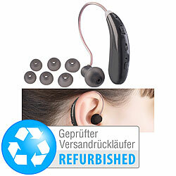 newgen medicals Digitaler Akku-Hörverstärker, bis 30 dB Verstärkung, Versandrückläufer newgen medicals Digitale HdO-Hörverstärker