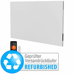 Sichler Haushaltsgeräte WLAN-Hybrid-Infrarot- & Konvektor-Heizpanel, Versandrückläufer Sichler Haushaltsgeräte 