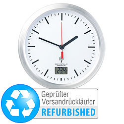 St. Leonhard Badezimmer-Funk-Wanduhr mit Thermometer Versandrückläufer St. Leonhard Badezimmer-Funk-Wanduhren mit Thermometer