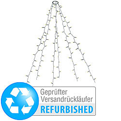 Lunartec Weihnachtsbaum-Überwurf-Lichterkette Versandrückläufer Lunartec Außen Weihnachtsbaum-Überwurf-Lichterketten