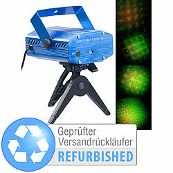 Lunartec Indoor-Laser-Projektor, Sternenmeer-Effekt, Versandrückläufer Lunartec 