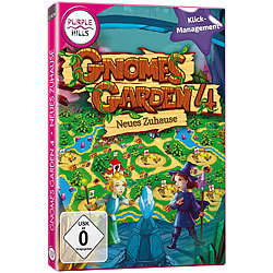 Purple Hills Klickmanagement-Spiel "Gnome Garten 4", für Windows 7/8/8.1/10 Purple Hills