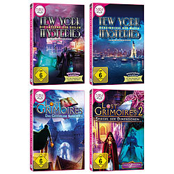 Yellow Valley Wimmelbild-Spiele-Bundle "Lost Grimoires + New York Mysterie", 4 Games Yellow Valley Wimmelbilder (PC-Spiel)