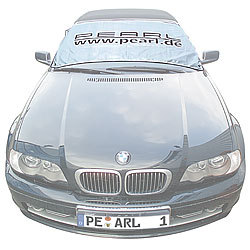 PEARL Sonnenschutz- & Anti-Eis-Folie reflektierend für Front- & Heckscheibe PEARL Scheibenabdeckungen