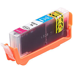 iColor Patrone für CANON (ersetzt CLI-571M XL), magenta iColor Kompatible Druckerpatronen für Canon-Tintenstrahldrucker