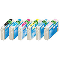 iColor ColorPack für Epson (ersetzt T0801-0806), BK/C/M/Y/LC/LM iColor