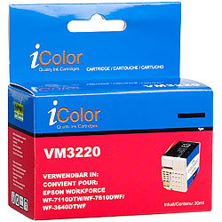 iColor ColorPack für Epson (ersetzt T2711-T2714 / 27XL), BK/C/M/Y XL iColor Multipacks: Kompatible Druckerpatronen für Epson Tintenstrahldrucker