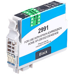 iColor Tintenpatrone für Epson (ersetzt T2991 / 29XL), black iColor Kompatible Druckerpatronen für Epson Tintenstrahldrucker