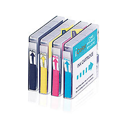 iColor Color-Pack für Brother LC970+LC1000 BK/C/M/Y iColor Multipacks: Kompatible Druckerpatronen für Brother Tintenstrahldrucker
