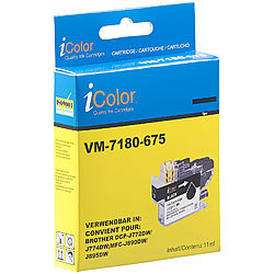 iColor Tinten-Patrone LC-3211BK für Brother-Drucker, black (schwarz) iColor