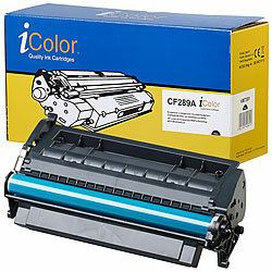iColor Toner für HP-Laserdrucker (ersetzt HP 89A, CF289A), black iColor Kompatible Toner-Cartridges für HP-Laserdrucker