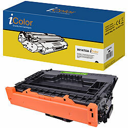 iColor Toner für HP-Laserdrucker, ersetzt W1470A, black (schwarz) iColor Kompatible Toner-Cartridges für HP-Laserdrucker