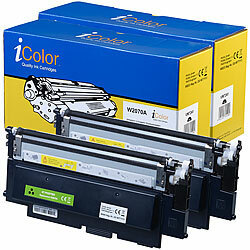 iColor 2er-Set kompatibler Toner W2070A für HP (ersetzt No.117A), black iColor Kompatible Toner-Cartridges für HP-Laserdrucker