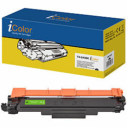iColor 2er-Set Toner für Brother, ersetzt TN-243BK, schwarz, bis 2.800 Seiten iColor Kompatible Toner-Cartridges für Brother-Laserdrucker