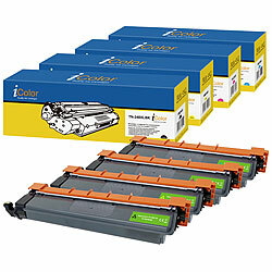 iColor Toner BK, C, M, Y, ersetzt Brother TN-248XL, Sparset iColor Kompatible Toner-Cartridges für Brother-Laserdrucker