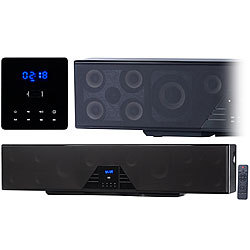 auvisio 6-Kanal-3D-Soundbar, 5.1-Surround-Sound, Bluetooth 4.0, HDMI, 250 Watt auvisio 5.1-Surround-Soundbars