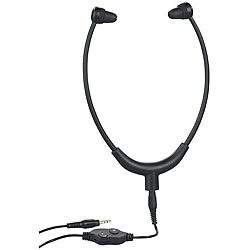 newgen medicals TV-Kinnbügel-Kopfhörer mit 3,5-mm-Klinkenanschluss, bis 117 dB newgen medicals Kinnbügel-Kopfhörer