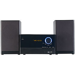 auvisio Micro-Stereoanlage, CD-Player, Radio, MP3-Player, Bluetooth, 60 Watt auvisio Micro-Stereoanlagen mit Bluetooth