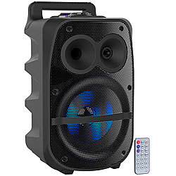 auvisio Mobile PA-Partyanlage, Bluetooth, MP3, USB, SD, Karaoke, UKW, 150 Watt auvisio 