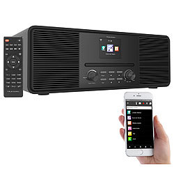 VR-Radio Stereo-Internetradio mit CD-Player, DAB+/FM Versandrückläufer VR-Radio DAB-Stereo-Internetradios mit Bluetooth und CD-Playern