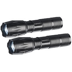 2 Stück LED Carabiner Light mit ultraheller Taschenlampe 3 Modi Knopfbatterien