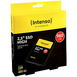 Intenso SSD High 960 GB (2,5", SATA III) Intenso SSD Festplatten