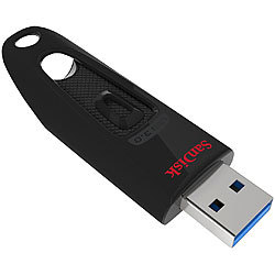 SanDisk Ultra USB-3.0-Flash-Laufwerk, 128 GB (SDCZ48-128G-U46) SanDisk USB-3.0-Speichersticks