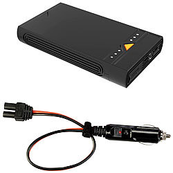 revolt 3in1-Kfz-Starthilfe und USB-Powerbank mit LED-Leuchte, 15.300 mAh revolt