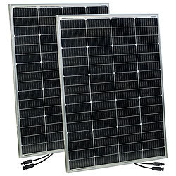 revolt 300W (2x150W) MPPT-Balkon-Solaranlage + 300W On-Grid-Wechselrichter revolt Solaranlagen-Set: Mikro-Inverter mit MPPT-Regler und Solarpanel