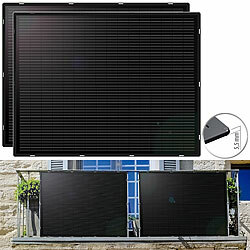 revolt 4er-Set ultradünne Solarmodule (4x215W) + 800-W-WLAN-Mikroinverter revolt Solaranlagen-Set: Mikro-Inverter mit MPPT-Regler und Solarpanel