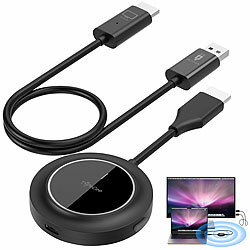 TVPeCee Wireless HDMI-Funk-Adapter mit Sender und Empfänger, 1080p, 5 GHz TVPeCee Kabelloser HDMI-Funk-Adapter, bis Full HD 1080p, 5Ghz