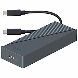 Xystec SSD-Gehäuse mit Lüfter, NVMe M.2, USB, Thunderbolt 3/4, 40 Gbit/s Xystec SSD-Gehäuse NVMe M.2 mit Lüfter