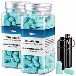 newgen medicals 120 Paar Ohrstöpsel zum Schlafen und zur Lärmreduzierung bis 38 db newgen medicals Ohrstöpsel