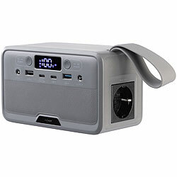 revolt Powerstation & Solargenerator mit 89,6 Wh, 230 Volt, 100 Watt revolt 2in1-Hochleistungsakkus & Solar-Generatoren