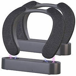 auvisio 2er-Set Funk-TV-Hörverstärker & Nackenlautsprecher, 3 Profile, DSP auvisio Hörverstärker und Nackenlautsprecher 