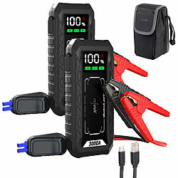 revolt 2er-Set 3in1-Kfz-Starthilfe & Powerbank 20 Ah, 3.000 A, 60 W PD, QDSP revolt KFZ-Starthilfen, USB- & Notebook-Powerbanks 