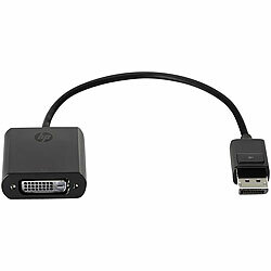 hp Adapter DisplayPort auf DVI, 19cm, schwarz hp DisplayPort-DVI-Adapterkabel