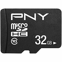 PNY Performance Plus microSD, mit 32 GB und SD-Adapter, Class 10 PNY microSD-Speicherkarten 