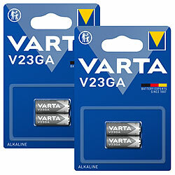 Varta 4er-Set Alkaline-Batterien Typ V23GA, 12 Volt Varta Alkaline Batterien A23