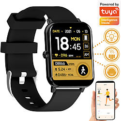 newgen medicals 2er-Set ELESION-kompatible Smartwatches, Bluetooth 5, Metallgehäuse newgen medicals Fitness-Smartwatches, ELESION-kompatibel, Bluetooth & App