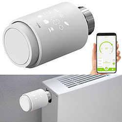 revolt Programmierbares Heizkörper-Thermostat mit Bluetooth,Versandrückläufer revolt Programmierbare Heizkörperthermostate mit Bluetooth