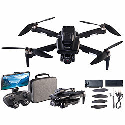 Simulus Faltbare RC-WLAN-Drohne mit HD-Kamera und Hindernisvermeidung Simulus Faltbare RC-WLAN-Drohnen mit HD-Kameras und Hindernisvermeidungen