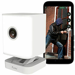 7links Wetterfeste Dualband-IP-Kamera, 4MP, Farbnachtsicht, IP65 7links Dualband-IP-Außen- & Innen-Kameras mit 2K, Farbnachtsicht, Geräuscherkennung & Sirene