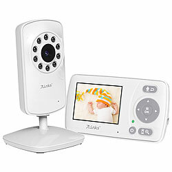 7links HD-Video-Babyphone mit 2,4"-LCD-Display, IR-Nachtsicht, 300 m 7links Video Babyphones